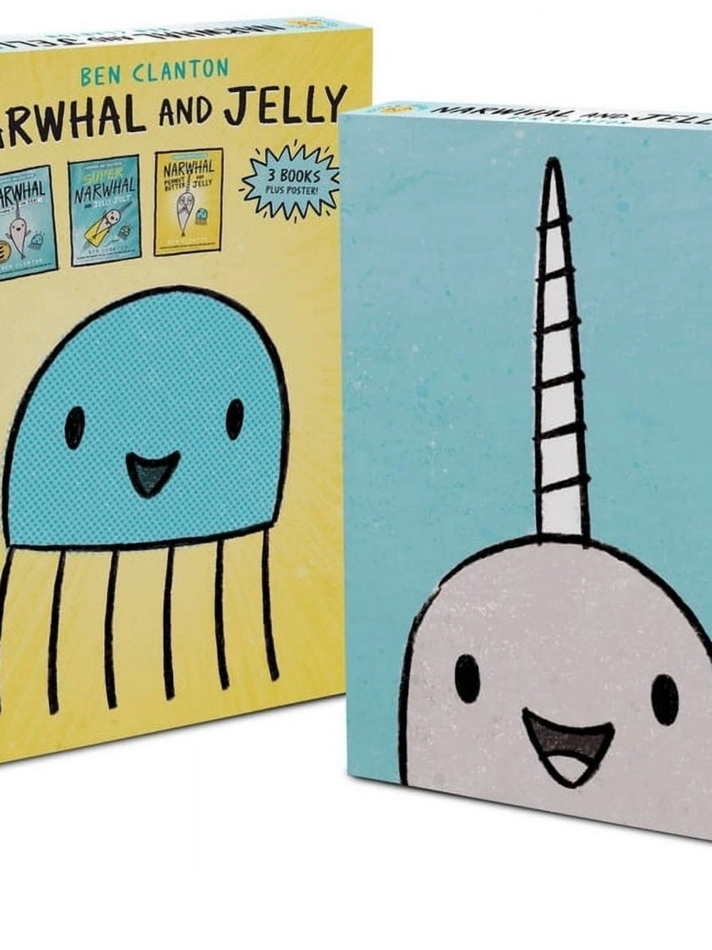 Narwhal and Jelly Box Set - Blue & Yellow Kids Book Collection